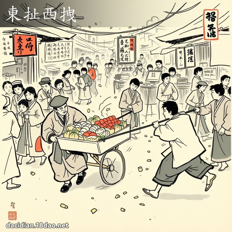 东扯西拽 配图