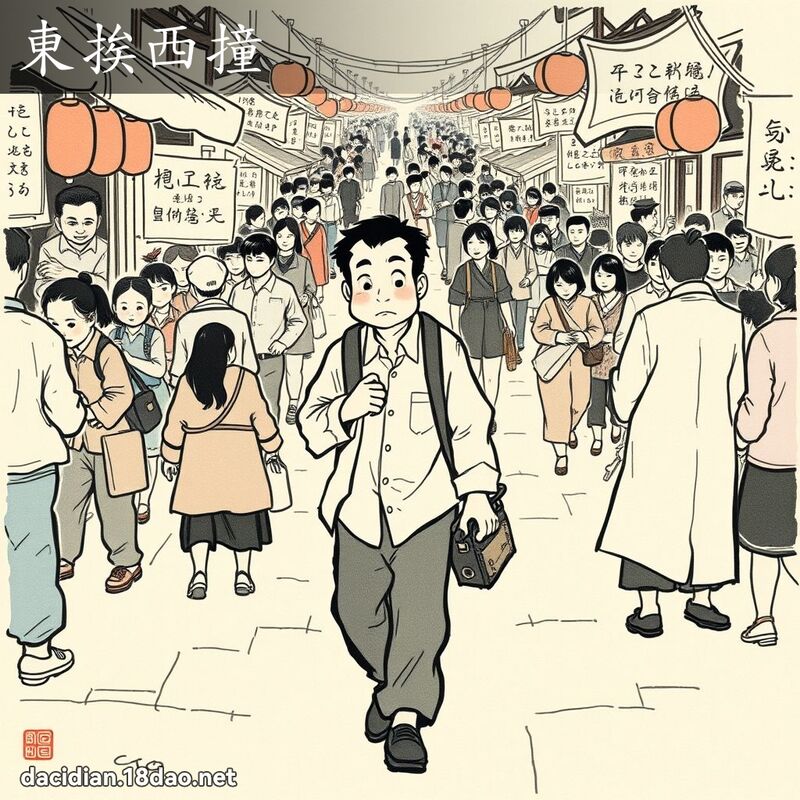东挨西撞 配图