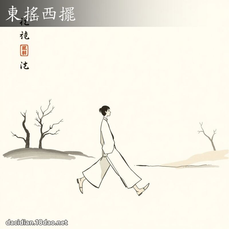 东摇西摆 配图
