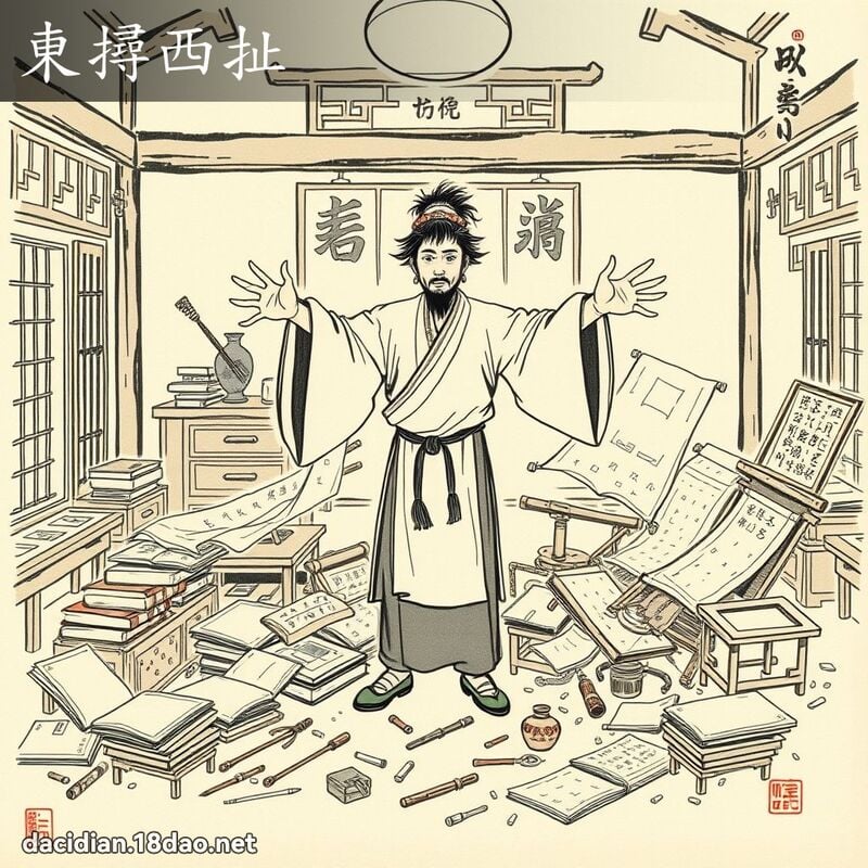 东撏西扯 配图