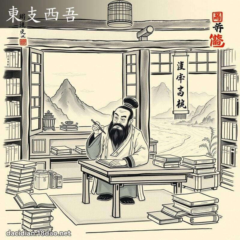 东支西吾 配图