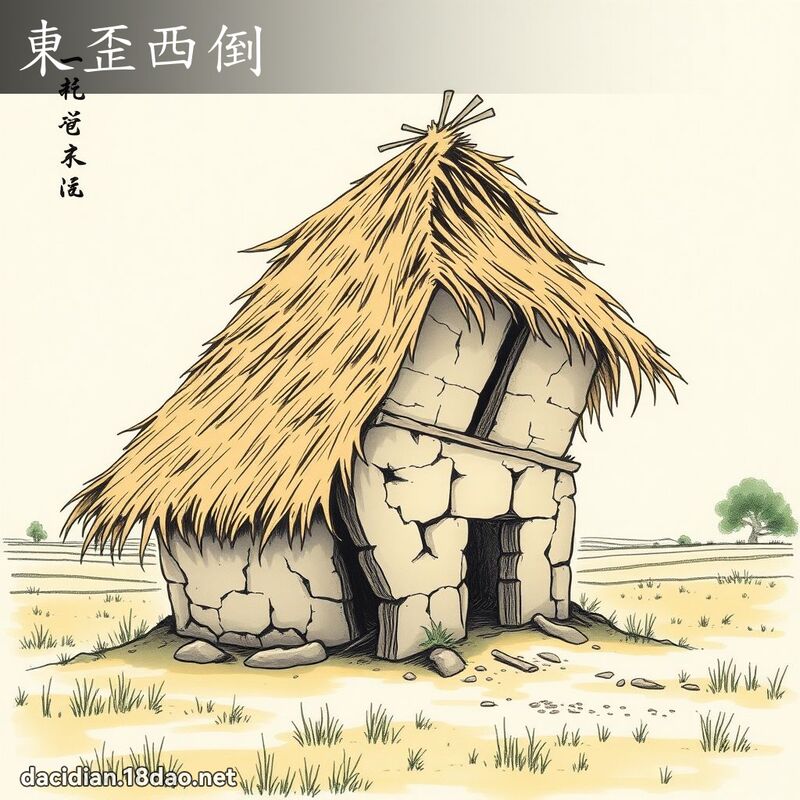 东歪西倒 配图