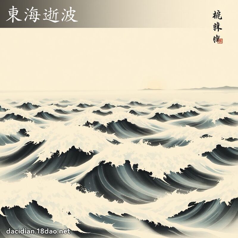东海逝波 配图