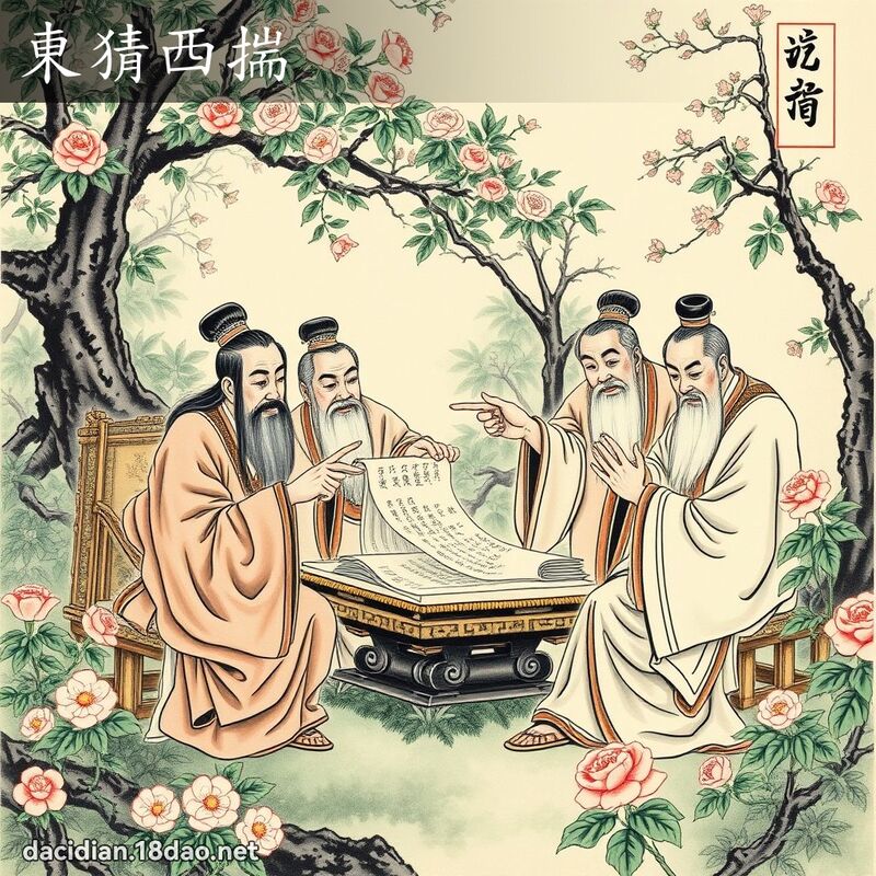 东猜西揣 配图