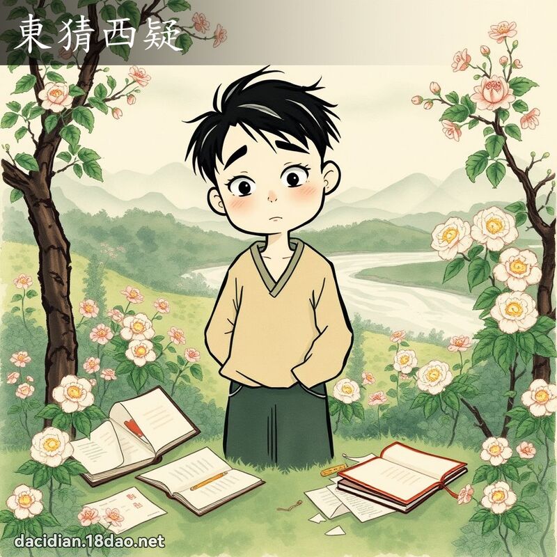 东猜西疑 配图