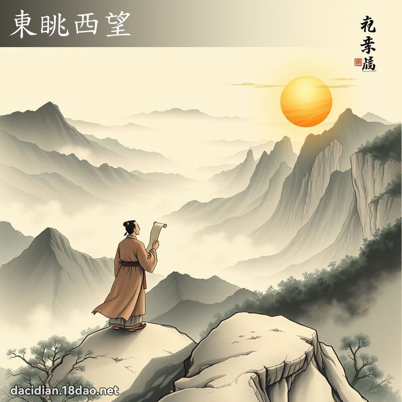 东眺西望 配图