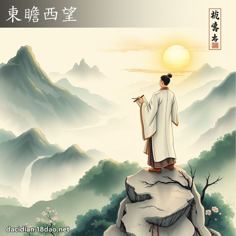 东瞻西望 配图