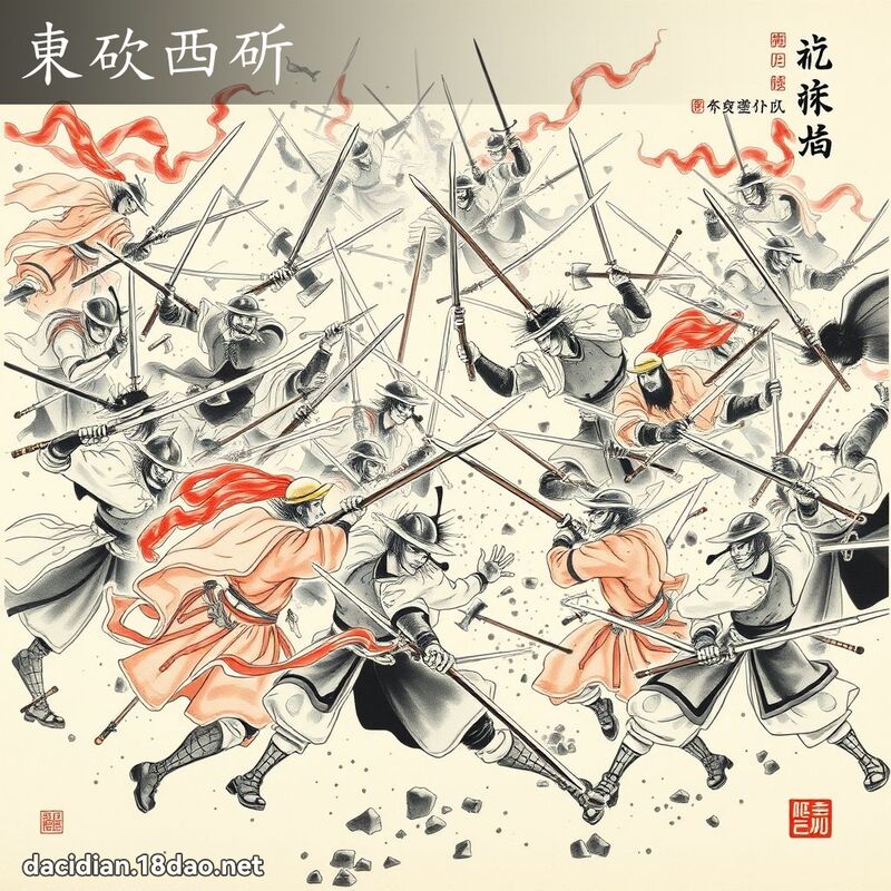 东砍西斫 配图