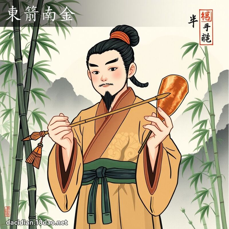 东箭南金 配图