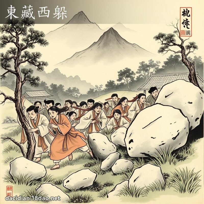东藏西躲 配图