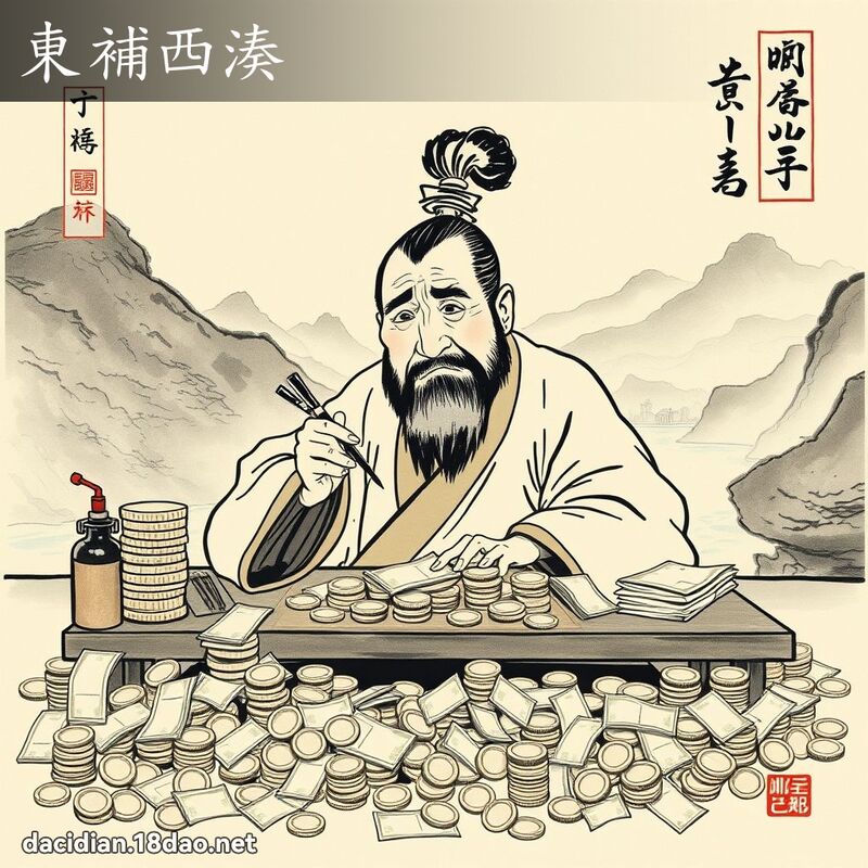 东补西凑 配图