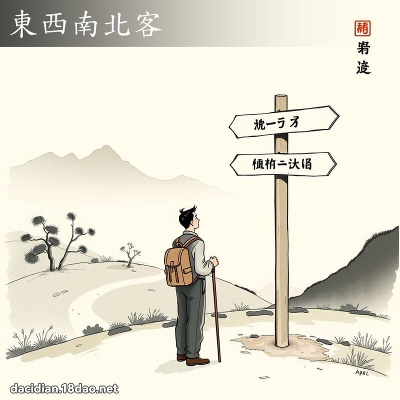 東西南北客 配图