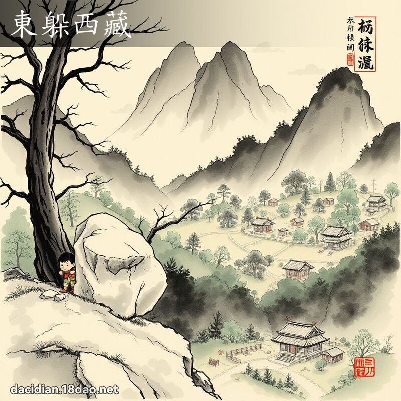 東躲西藏 配图