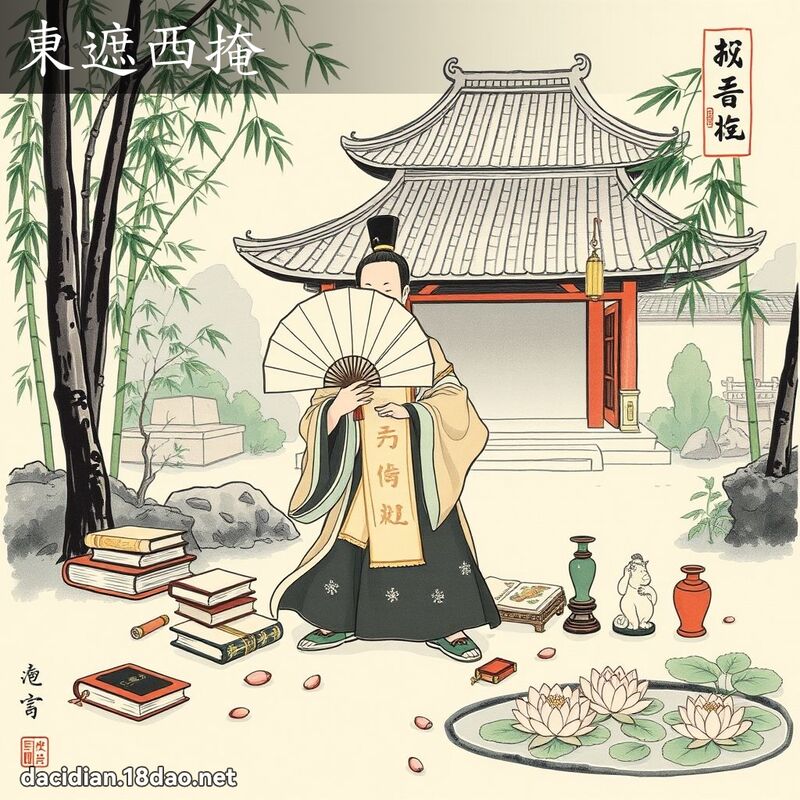 東遮西掩 配图
