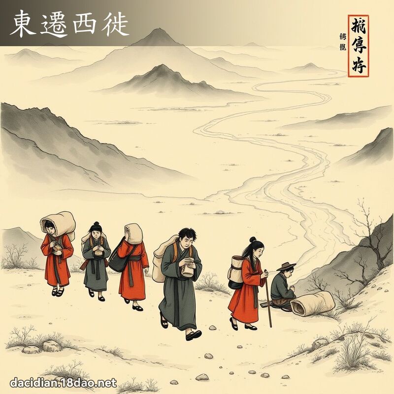 東遷西徙 配图