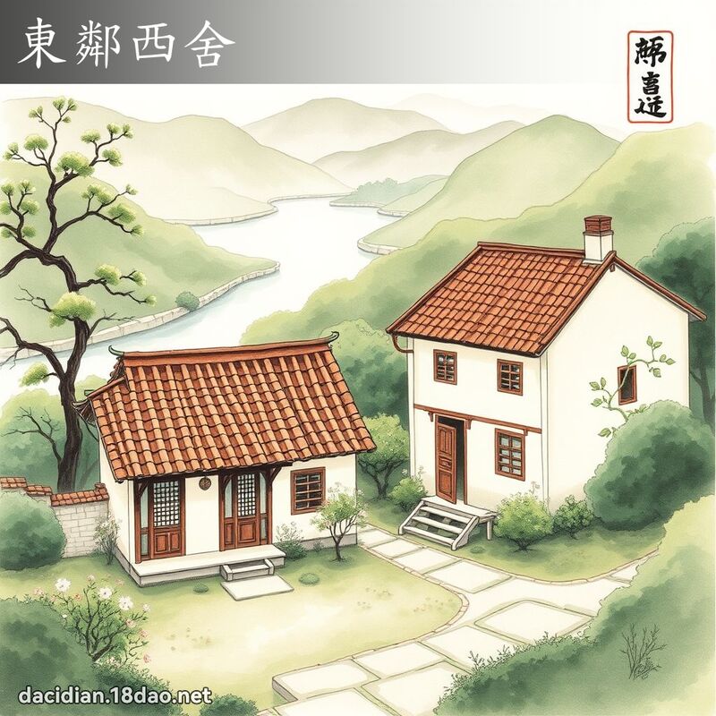 東鄰西舍 配图