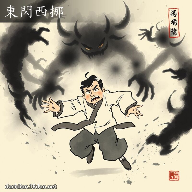 東閃西挪 配图