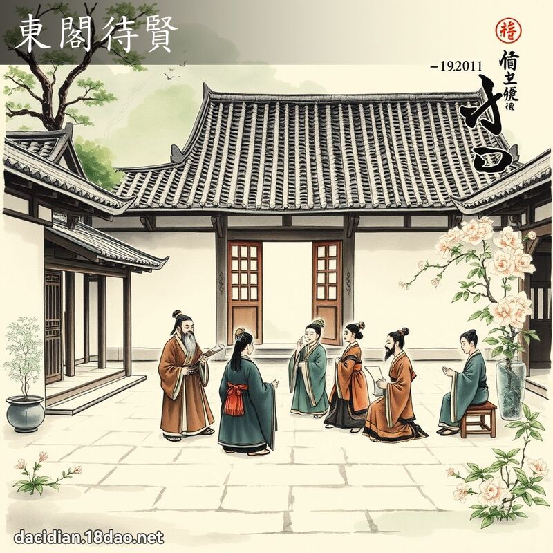 東閣待賢 配图