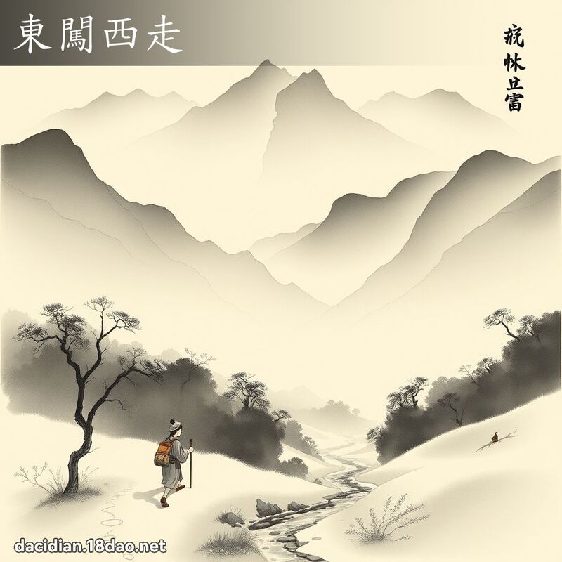 東闖西走 配图