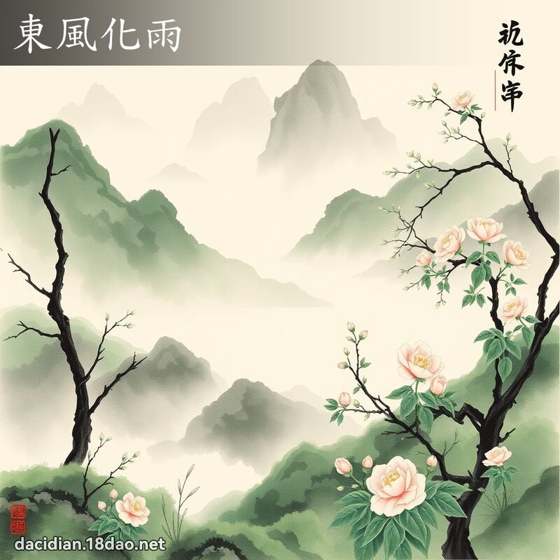 東風化雨 配图