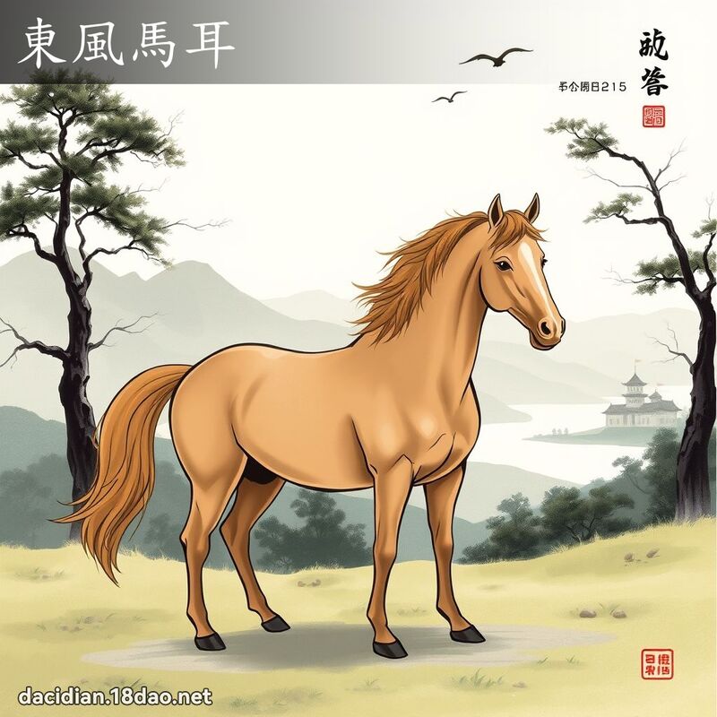 東風馬耳 配图