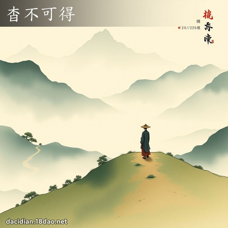 杳不可得 配图