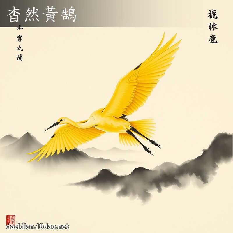 杳然黃鵠 配图