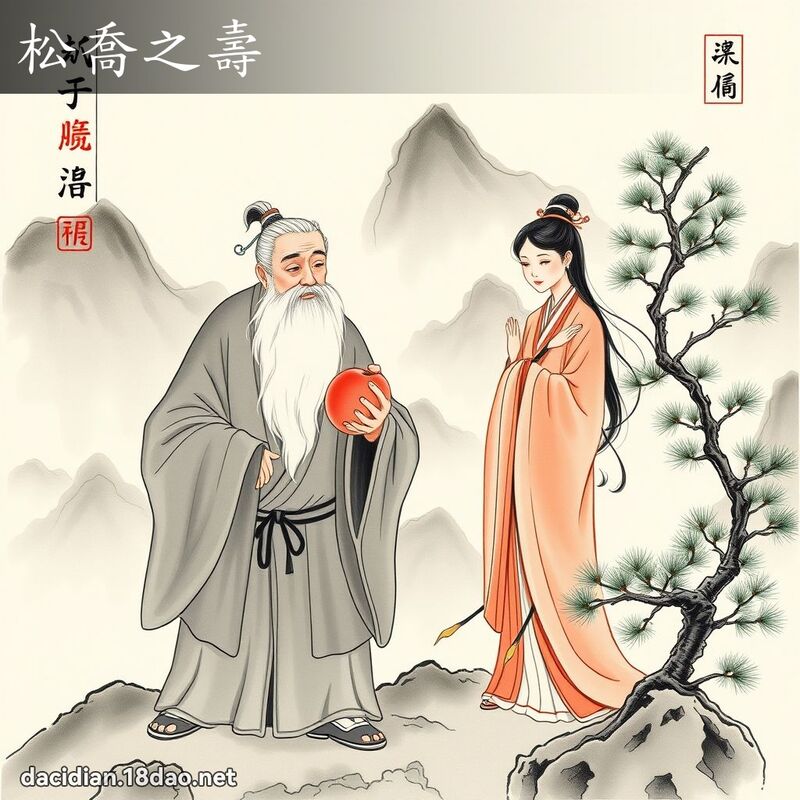 松喬之壽 配图