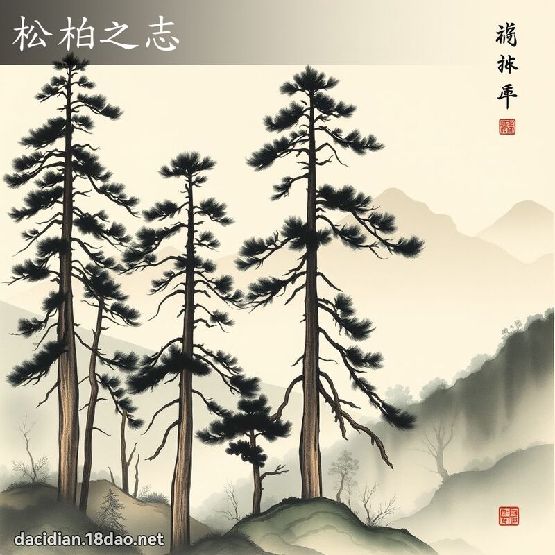 松柏之志 配图