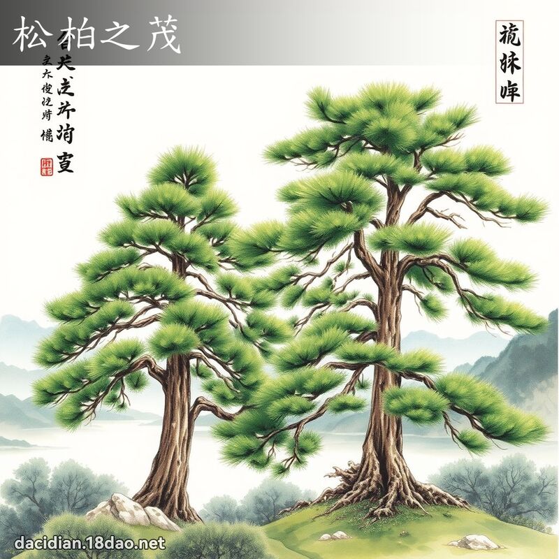 松柏之茂 配图