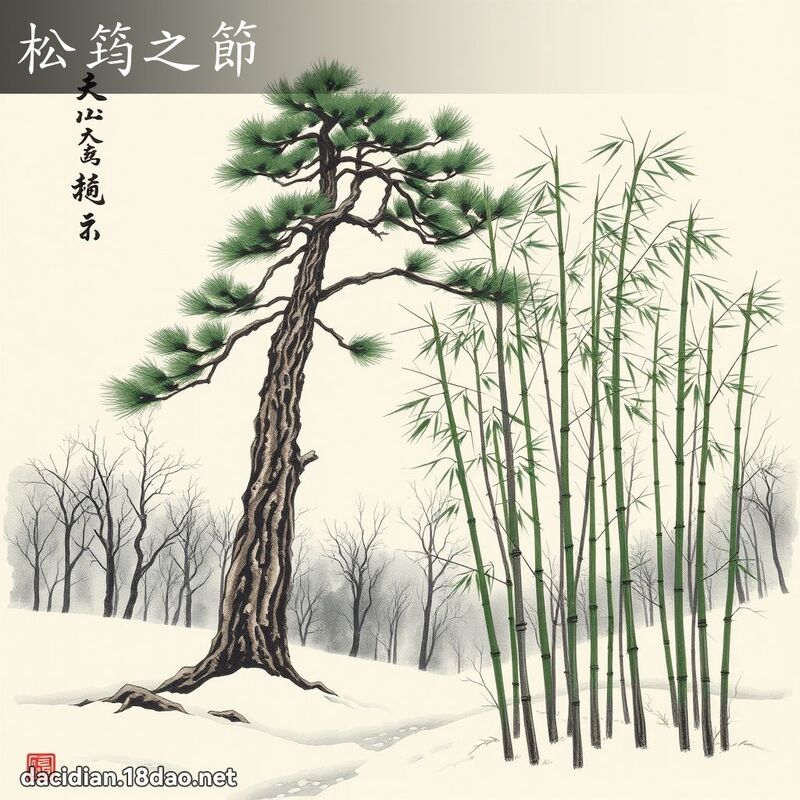 松筠之节 配图