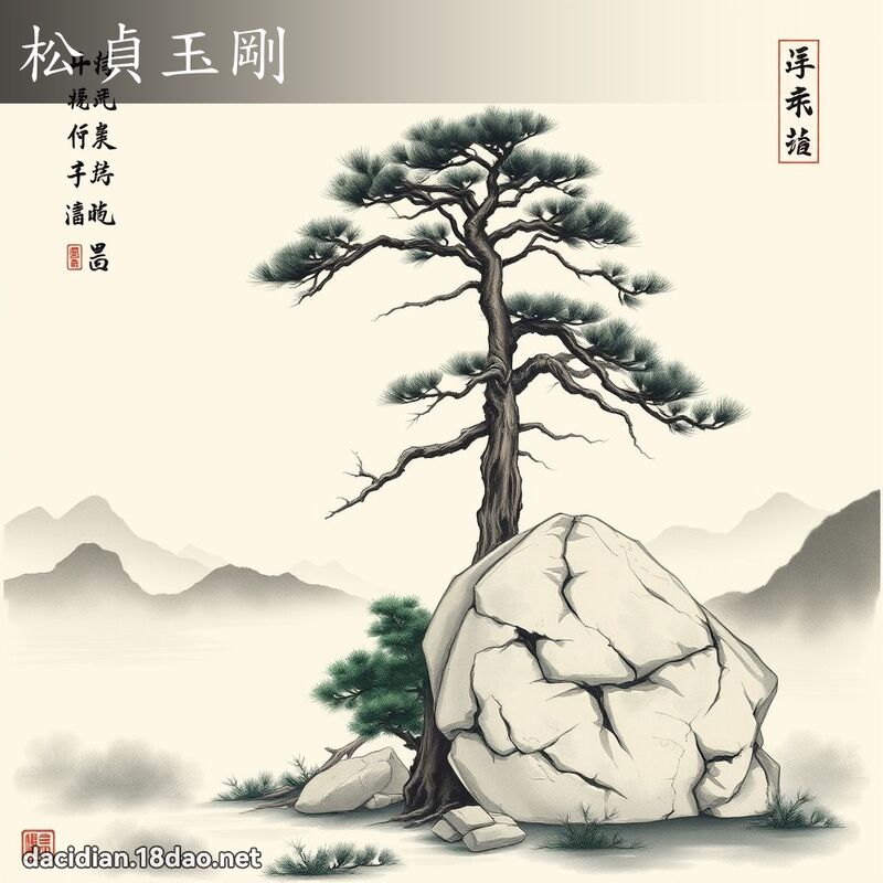 松贞玉刚 配图
