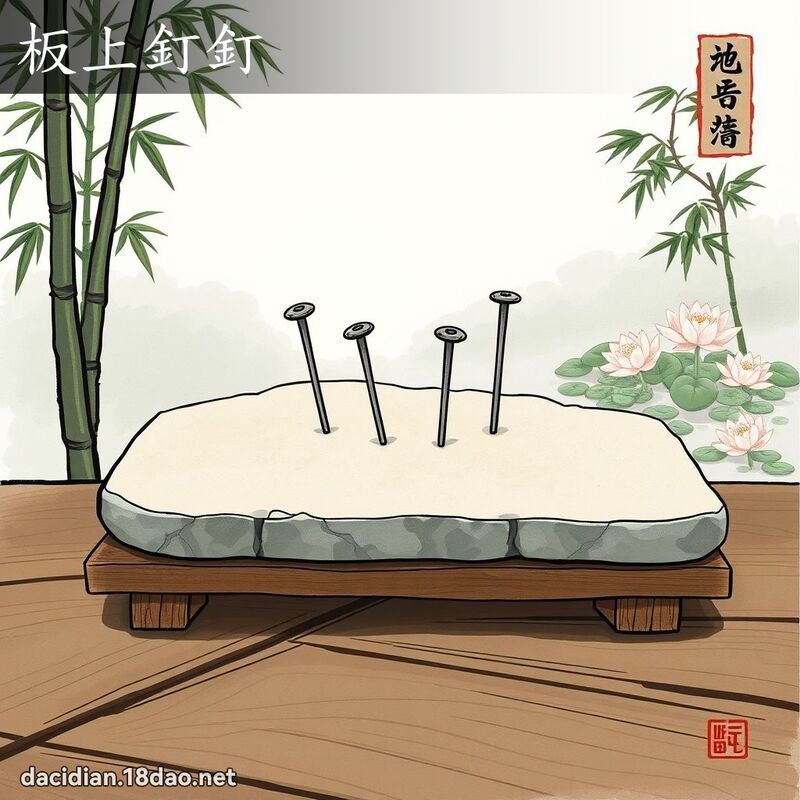 板上钉钉 配图