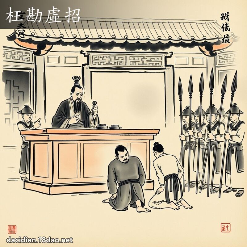 枉勘虚招 配图