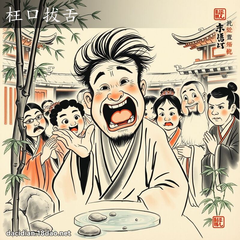 枉口拔舌 配图