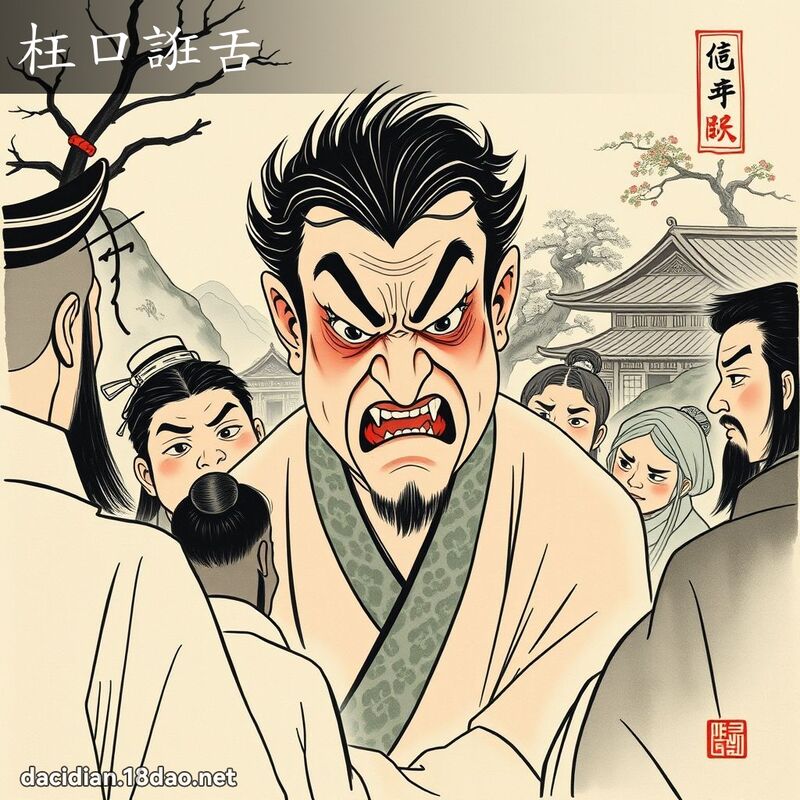 枉口誑舌 配图