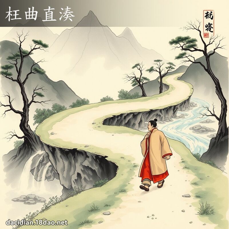 枉曲直凑 配图