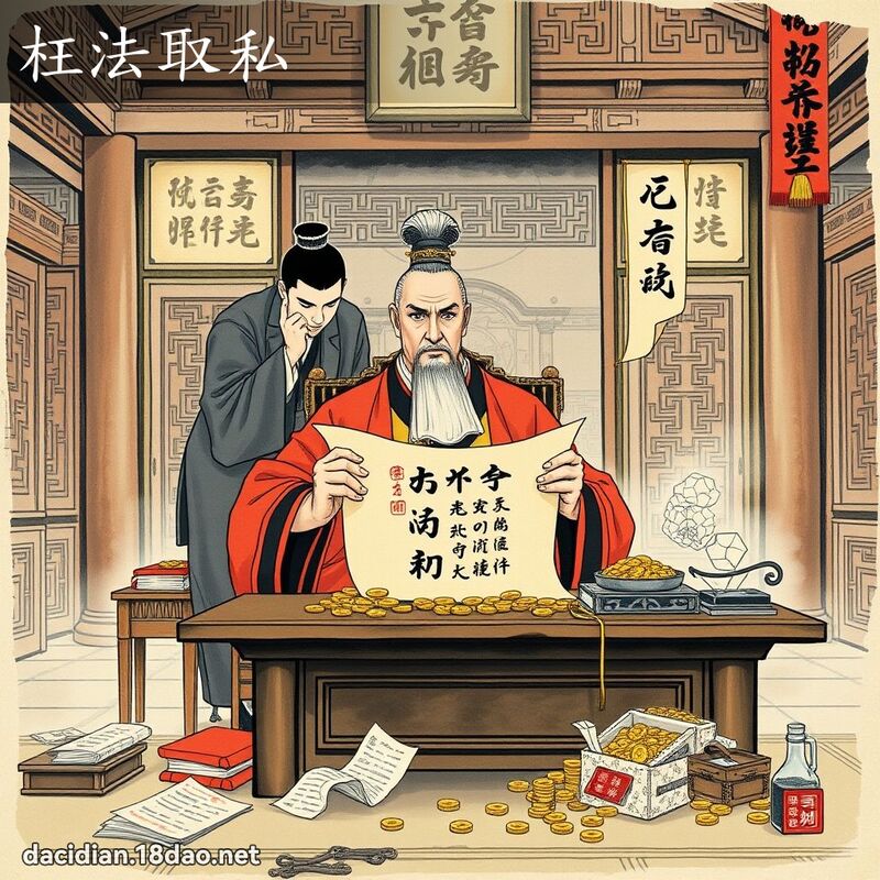 枉法取私 配图