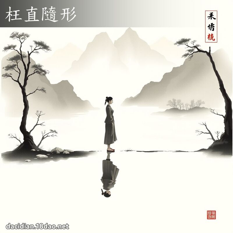 枉直隨形 配图