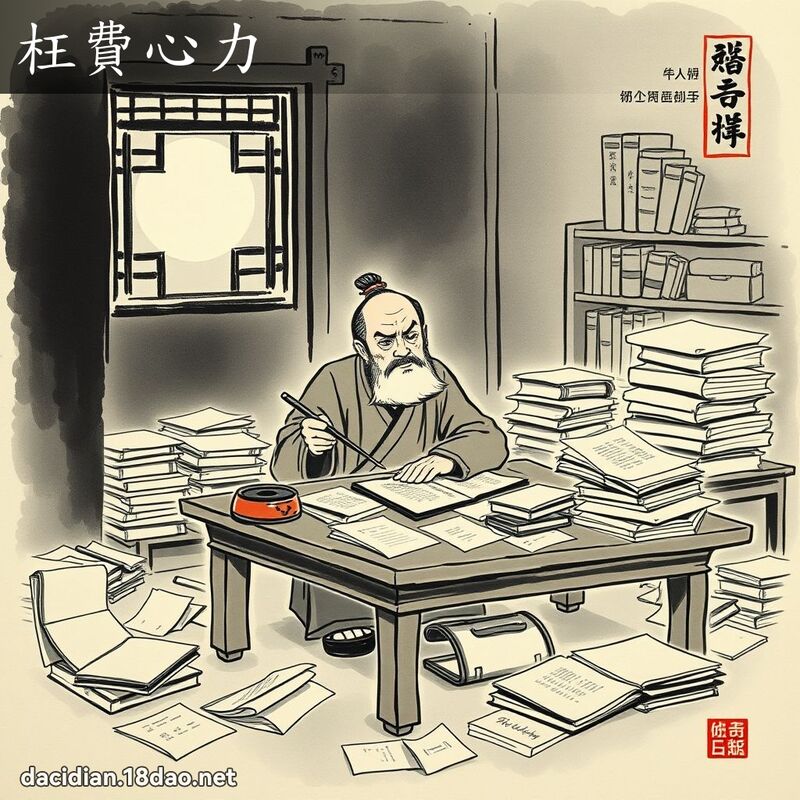 枉费心力 配图