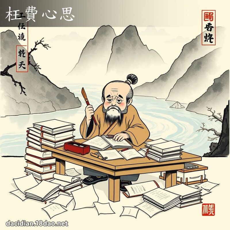 枉费心思 配图