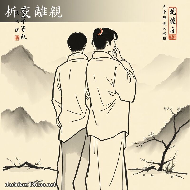 析交离亲 配图