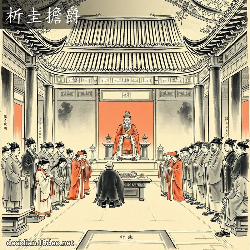 析圭担爵 配图