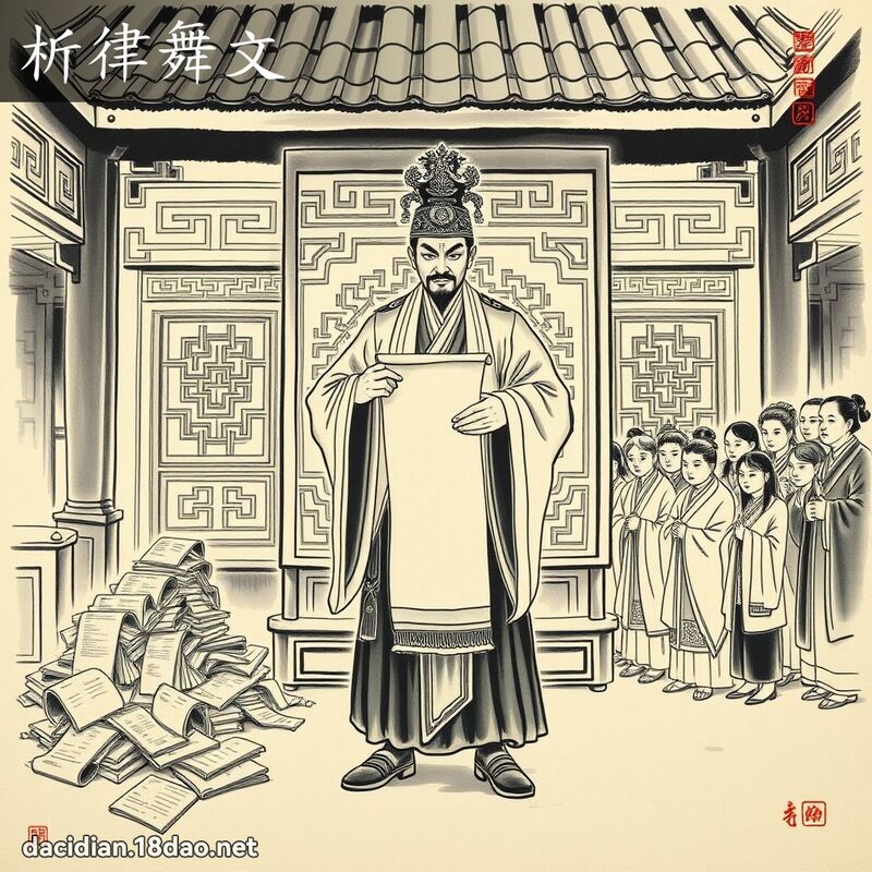 析律舞文 配图