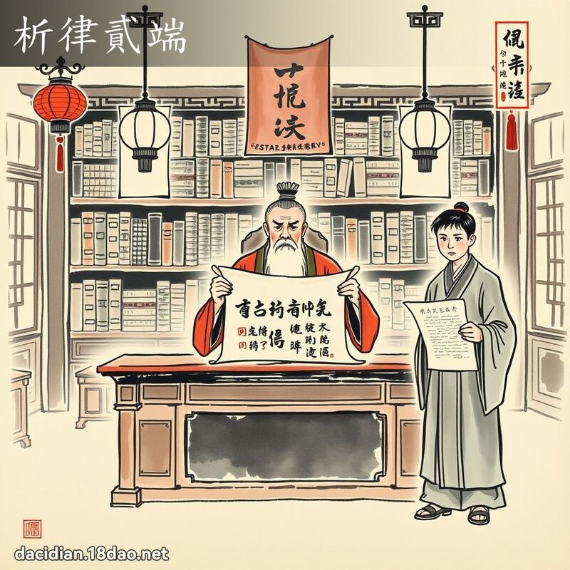 析律贰端 配图