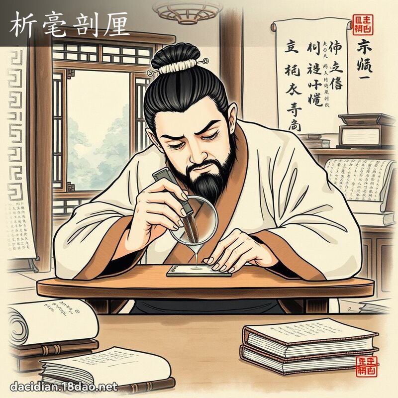 析毫剖厘 配图