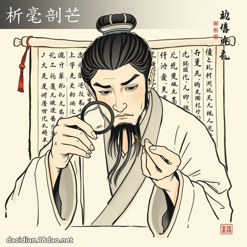 析毫剖芒 配图