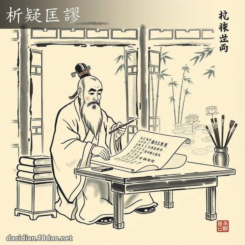 析疑匡谬 配图