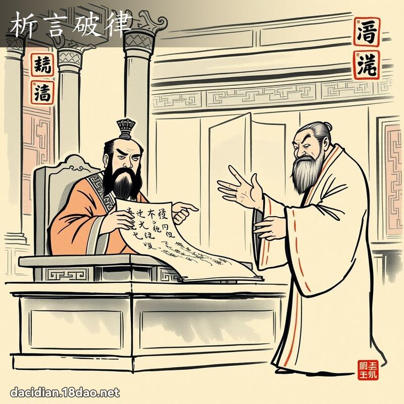 析言破律 配图