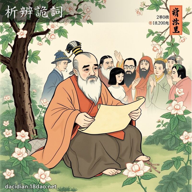 析辨诡词 配图